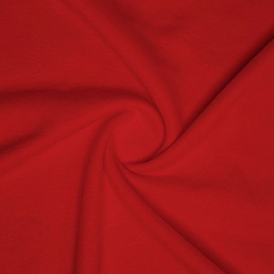 Anti-Pill Fleece Solid Red - Click Image to Close