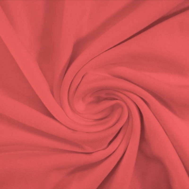 Rayon Modal Spandex Coral