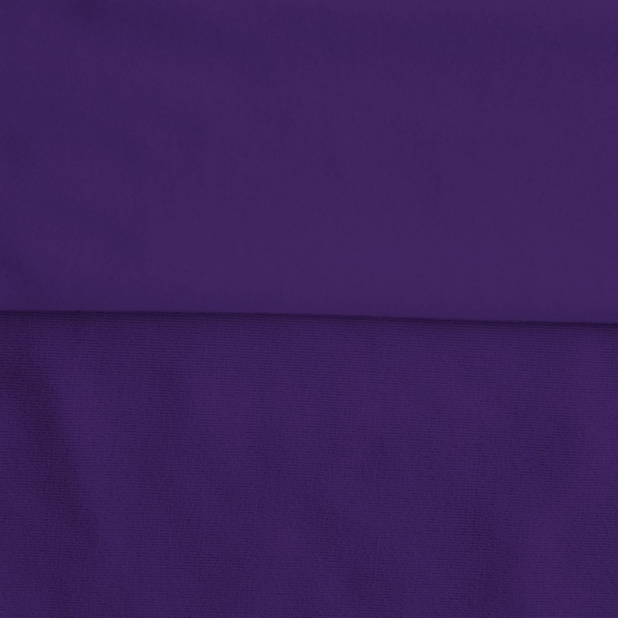 Fleece Polyester Cotton-Purple - Click Image to Close