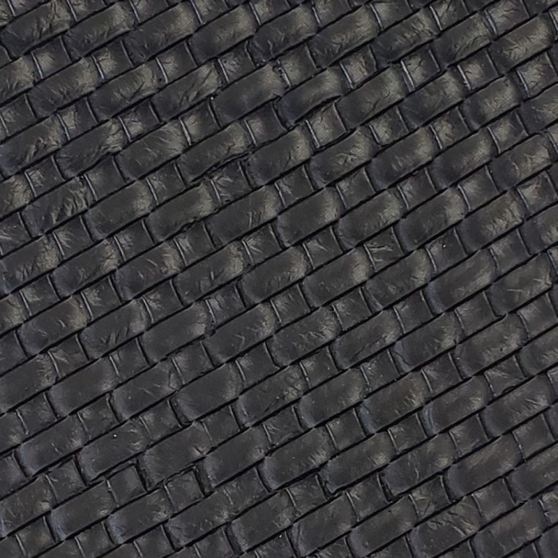 Vinyl Basket Weave Black