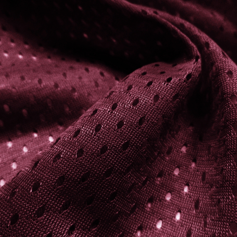 Athletic Football Mesh Maroon