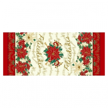 Poly Poplin Christmas Tablecloths Fabric Style# 10013