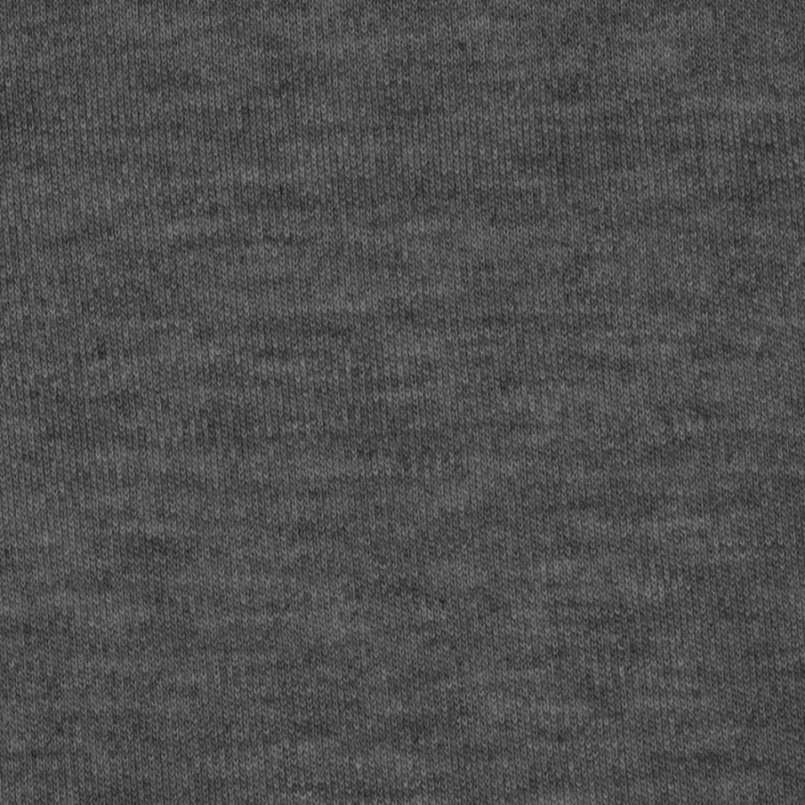 Fleece Polyester Cotton-Charcoal - Click Image to Close