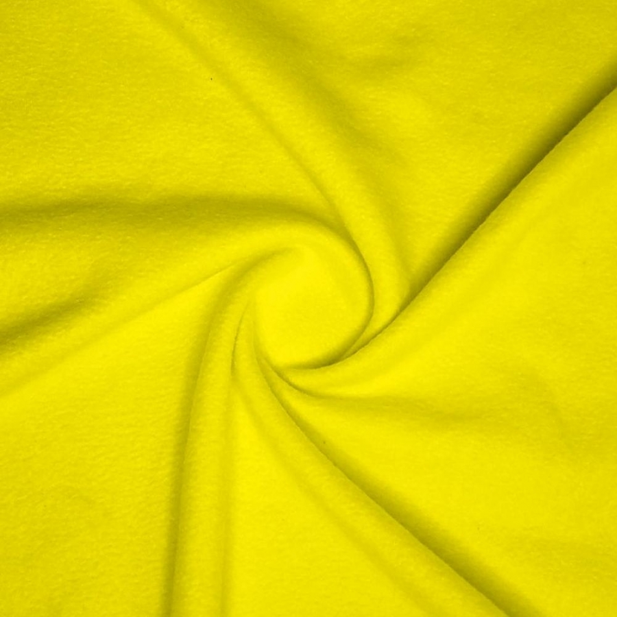 Anti-Pill Fleece Solid Canary - Click Image to Close