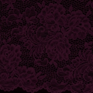 Scallop Cut Lace-712-400-Dark Burgundy