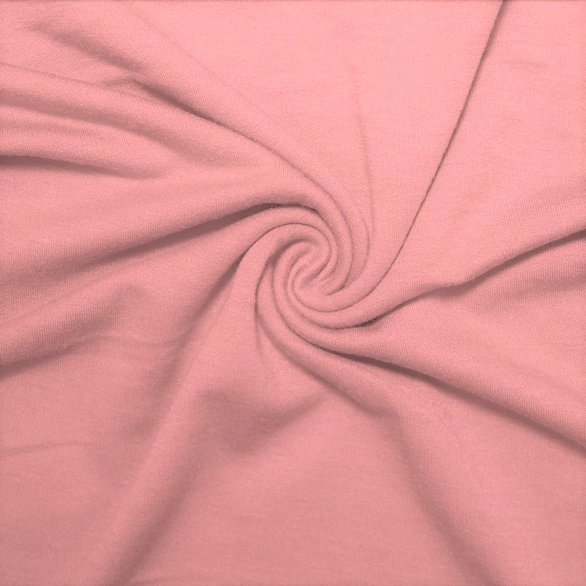 French Terry Cotton Spandex-Pink - Click Image to Close