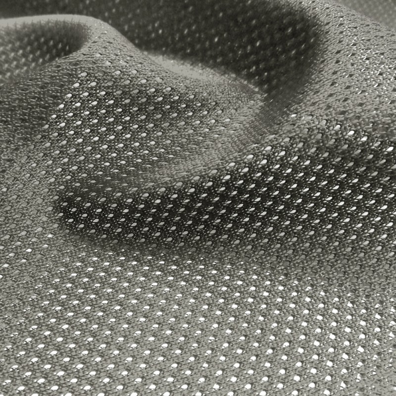 Athletic Heavy Dimple Mesh Charcoal [DMH-607] - $6.95 : Fabrics