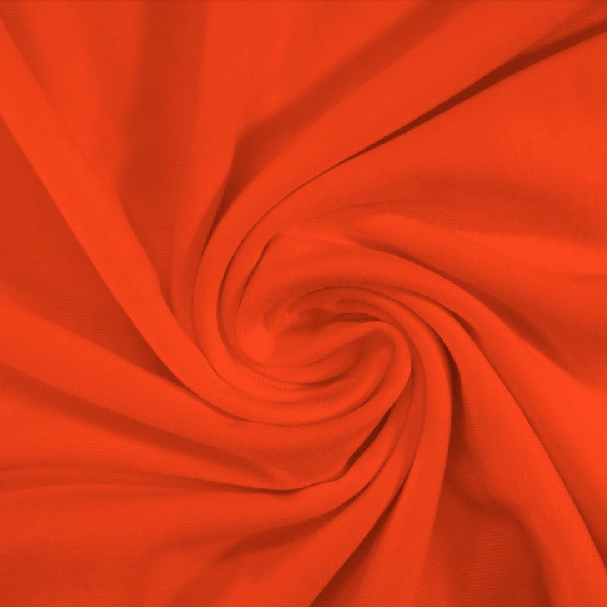 Rayon Spandex Orange - Click Image to Close