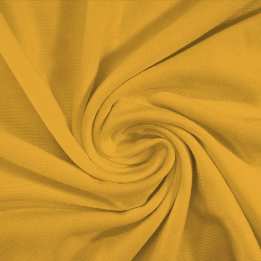 Rayon Modal Spandex Mustard - Click Image to Close