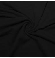 French Terry Polyester Rayon Spandex Black