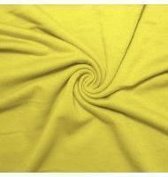 French Terry Polyester Rayon Spandex Yellow