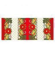 Poly Poplin Christmas Tablecloths Fabric Style# 10016