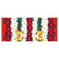 Poly Poplin Christmas Tablecloths Fabric Style# 10020