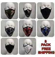 Unisex Face Masks Reusable Washable Pack Of 8 PCS Made In USA